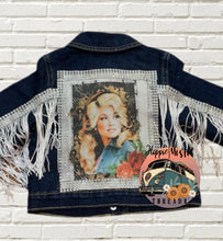 Load image into Gallery viewer, Girls Custom Dolly Denim Jacket
