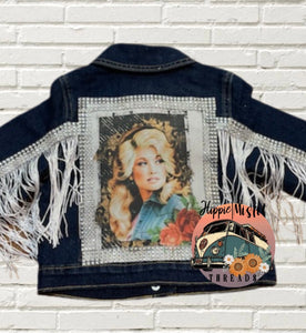 Girls Custom Dolly Denim Jacket