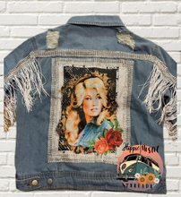 Load image into Gallery viewer, Women’s Dolly Custom Denim Jacket
