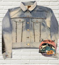 Load image into Gallery viewer, Women’s Dolly Custom Denim Jacket
