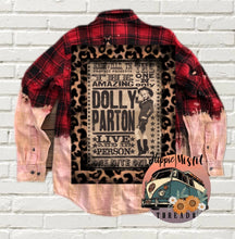 Load image into Gallery viewer, Dolly Live in Concert Flannel
