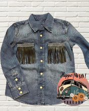 Load image into Gallery viewer, Fleetwood Mac Denim Shirt
